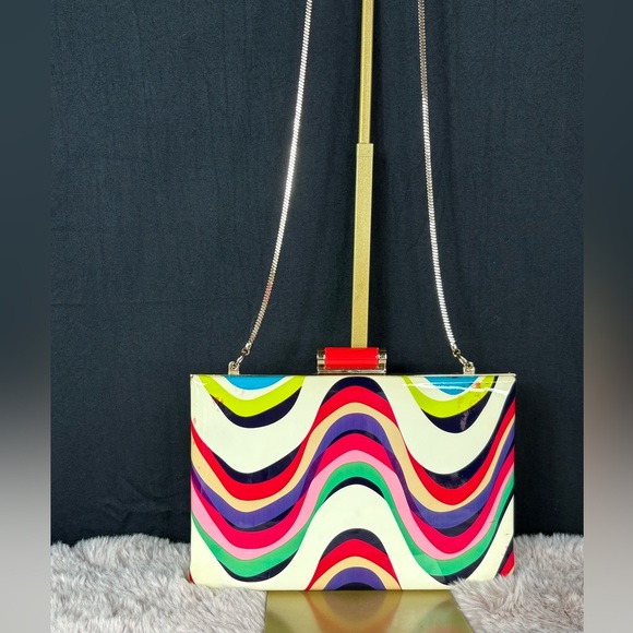 kate spade Handbags - Kate Spade New York Miss Penny's Emanuelle Clutch - Brighton Wave Multicolor